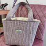 Dark Pink Vichy Gym Bag